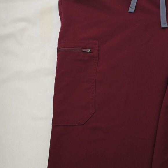 FIGS  Burgundy  Pants M - Picture 5 of 10